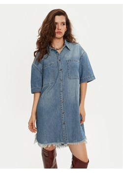One Teaspoon Sukienka jeansowa 26541 Niebieski Relaxed Fit ze sklepu MODIVO w kategorii Sukienki - zdjęcie 181042109