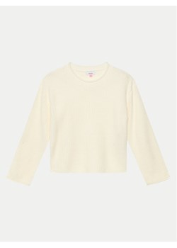 Vero Moda Girl Sweter Sayla 10300633 Beżowy Regular Fit ze sklepu MODIVO w kategorii Swetry dziewczęce - zdjęcie 181042119