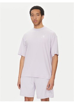 Champion T-Shirt 221257 Fioletowy Regular Fit ze sklepu MODIVO w kategorii T-shirty męskie - zdjęcie 181042195