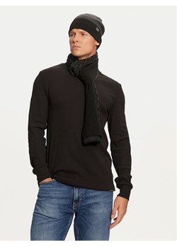 Calvin Klein Zestaw Szalik i Czapka Gs Ck Monogram Beanie + Scarf K50K512390 Czarny ze sklepu MODIVO w kategorii Czapki zimowe męskie - zdjęcie 181042198