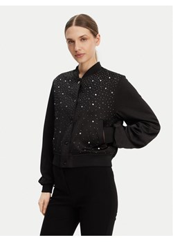 DKNY Kurtka bomber P4JJZXIZ Czarny Regular Fit ze sklepu MODIVO w kategorii Kurtki damskie - zdjęcie 181042235