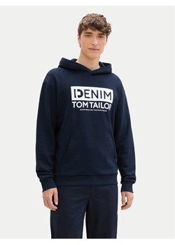 Tom Tailor Denim Bluza 1041482 Granatowy Regular Fit ze sklepu MODIVO w kategorii Bluzy męskie - zdjęcie 181042309