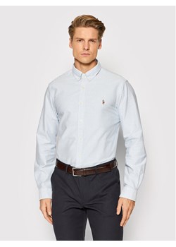 Polo Ralph Lauren Koszula Core Replen 710549084 Niebieski Slim Fit ze sklepu MODIVO w kategorii Koszule męskie - zdjęcie 181042367