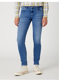 Wrangler Jeansy Skinny 615 W28K4736Y 112332349 Niebieski Skinny Fit ze sklepu MODIVO w kategorii Jeansy damskie - zdjęcie 181042435