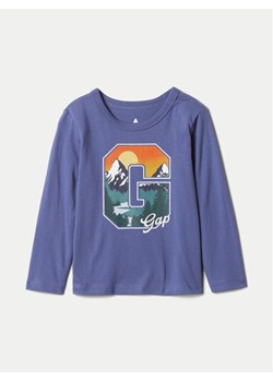 Gap Bluzka 515126-03 Niebieski Regular Fit - id: 0000304882807 - marki Gap - 181042439 Gap Bluzka 515126-03 Niebieski Regular Fit ze sklepu MODIVO w kategorii T-shirty chłopięce - zdjęcie 181042439
