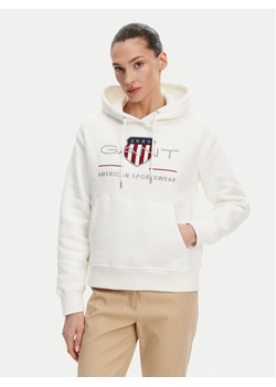 Gant Bluza Archive Shield 4200276 Écru Regular Fit ze sklepu MODIVO w kategorii Bluzy damskie - zdjęcie 181042606
