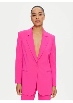 PINKO Marynarka Esagerata 102858 A1L8 Różowy Regular Fit ze sklepu MODIVO w kategorii Marynarki damskie - zdjęcie 181042636