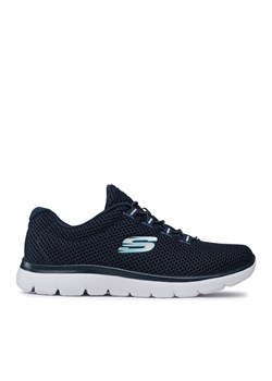 Skechers Sneakersy Quick Lapse 12985/NVLB Granatowy ze sklepu MODIVO w kategorii Buty sportowe damskie - zdjęcie 181042755