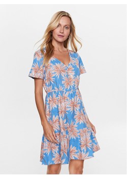 Roxy Sukienka letnia ERJWD03709 Błękitny Regular Fit ze sklepu MODIVO w kategorii Sukienki - zdjęcie 181042769