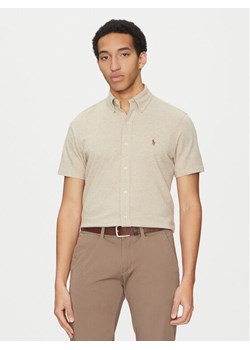 Polo Ralph Lauren Koszula 710798291020 Beżowy Regular Fit ze sklepu MODIVO w kategorii Koszule męskie - zdjęcie 181042855