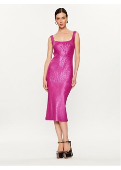 Pinko Sukienka dzianinowa Costina 102211 A1BF Różowy Slim Fit ze sklepu MODIVO w kategorii Sukienki - zdjęcie 181042879