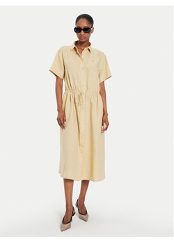 Tommy Hilfiger Sukienka koszulowa WW0WW41911 Beżowy Relaxed Fit ze sklepu MODIVO w kategorii Sukienki - zdjęcie 181042917