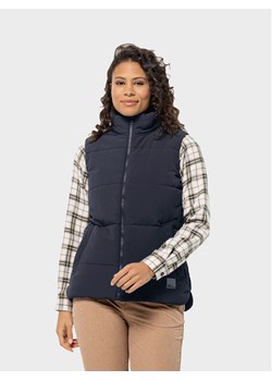 Jack Wolfskin Bezrękawnik White Frost Vest 1207371 Granatowy Regular Fit ze sklepu MODIVO w kategorii Kamizelki damskie - zdjęcie 181042925