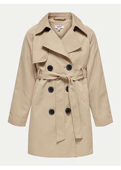 Kids ONLY Trencz Chloe 15323249 Brązowy Regular Fit ze sklepu MODIVO w kategorii Płaszcze dziewczęce - zdjęcie 181043079