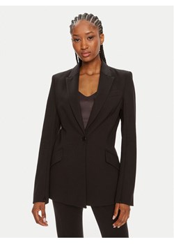 KARL LAGERFELD Marynarka 245W1402 Czarny Slim Fit ze sklepu MODIVO w kategorii Marynarki damskie - zdjęcie 181043106