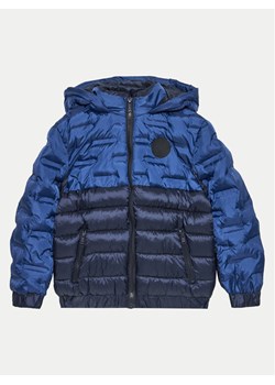 Guess Kurtka puchowa L4BL11 WCFM0 Niebieski Regular Fit ze sklepu MODIVO w kategorii Kurtki chłopięce - zdjęcie 181043176