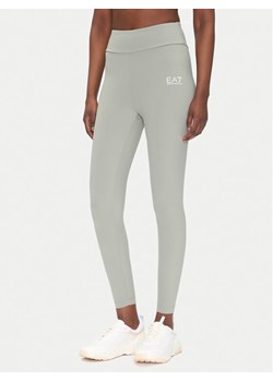 EA7 Emporio Armani Legginsy 7W000232 AF12625 U8058 Szary Slim Fit ze sklepu MODIVO w kategorii Spodnie damskie - zdjęcie 181043246