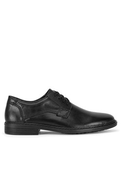 Rieker Półbuty 17627-00 Czarny ze sklepu MODIVO w kategorii Buty eleganckie męskie - zdjęcie 181043257