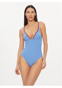 Tommy Hilfiger Strój kąpielowy UW0UW05294 Niebieski ze sklepu MODIVO w kategorii Stroje kąpielowe - zdjęcie 181043269