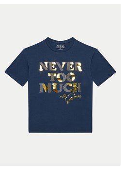 Guess T-Shirt J4YI41 K6YW4 Niebieski Regular Fit ze sklepu MODIVO w kategorii T-shirty chłopięce - zdjęcie 181043287