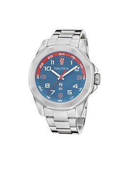 Nautica Zegarek NAPTBS206 Srebrny ze sklepu MODIVO w kategorii Zegarki - zdjęcie 181043326