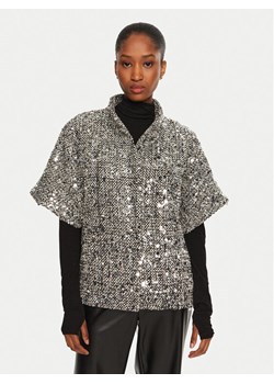 Bruuns Bazaar Marynarka Carly BBW4046 Srebrny Regular Fit ze sklepu MODIVO w kategorii Marynarki damskie - zdjęcie 181043415