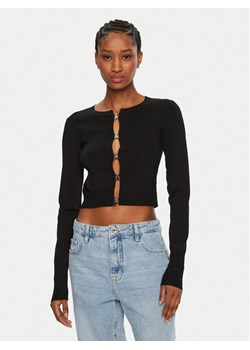 Patrizia Pepe Kardigan 8K0281/K236-K103 Czarny Regular Fit ze sklepu MODIVO w kategorii Swetry damskie - zdjęcie 181043498