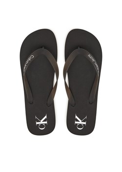 Calvin Klein Jeans Japonki Beach Sandal Transparent Tpu YM0YM01267 Czarny ze sklepu MODIVO w kategorii Klapki męskie - zdjęcie 181043638