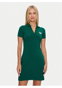 Reebok Sukienka codzienna Cl Ae V Polo Dress 100076246 Zielony Regular Fit ze sklepu MODIVO w kategorii Sukienki - zdjęcie 181043688
