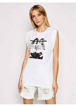 Silvian Heach T-Shirt Laabed CVP19251TS Biały Slim Fit ze sklepu MODIVO w kategorii Bluzki damskie - zdjęcie 181043777