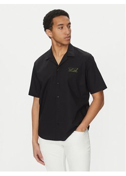 KARL LAGERFELD Koszula 605443 552600 Czarny Relaxed Fit ze sklepu MODIVO w kategorii Koszule męskie - zdjęcie 181043848