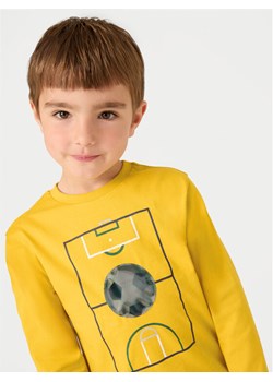Mayoral Bluzka 4044 Żółty Regular Fit ze sklepu MODIVO w kategorii T-shirty chłopięce - zdjęcie 181043878