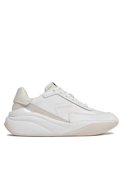 Calvin Klein Sneakersy Cloud Wedge Lace Up-Pearlized HW0HW02040 Biały ze sklepu MODIVO w kategorii Buty sportowe damskie - zdjęcie 181043956