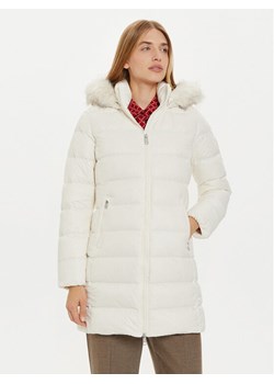 Tommy Hilfiger Kurtka puchowa WW0WW43122 Écru Regular Fit ze sklepu MODIVO w kategorii Kurtki damskie - zdjęcie 181043987