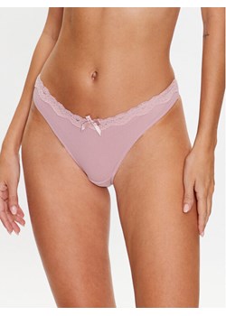 Hunkemöller Stringi Lola 201094 Różowy ze sklepu MODIVO w kategorii Majtki damskie - zdjęcie 181043989