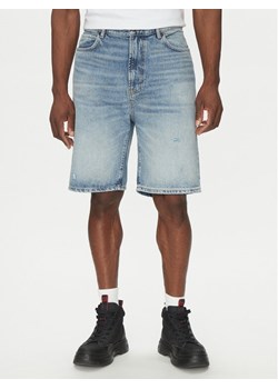 HUGO Szorty jeansowe 50537709 Niebieski Regular Fit ze sklepu MODIVO w kategorii Spodenki męskie - zdjęcie 181044037