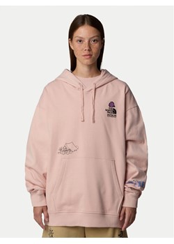 The North Face Bluza Unisex Mountain Cleanup NF0A8C2V Różowy Oversize ze sklepu MODIVO w kategorii Bluzy męskie - zdjęcie 181044129