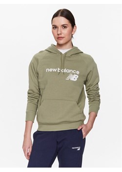 New Balance Bluza Classic Core WT03810 Zielony Relaxed Fit ze sklepu MODIVO w kategorii Bluzy damskie - zdjęcie 181044195