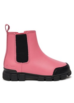 Clarks Kozaki Evyn Chelsea K. 26179042 Różowy ze sklepu MODIVO w kategorii Buty zimowe dziecięce - zdjęcie 181044216
