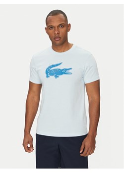 Lacoste T-Shirt TH2042 Błękitny Regular Fit ze sklepu MODIVO w kategorii T-shirty męskie - zdjęcie 181044315