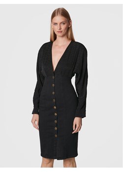 Pinko Sukienka jeansowa Ruggito 1J1123 A0CN Czarny Slim Fit ze sklepu MODIVO w kategorii Sukienki - zdjęcie 181044339