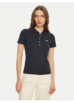 Guess Polo W5RP47 KARS2 Granatowy Regular Fit ze sklepu MODIVO w kategorii Bluzki damskie - zdjęcie 181044469