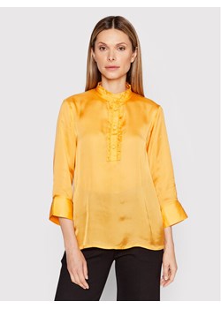 Karen by Simonsen Bluzka Dagmar 10103961 Żółty Regular Fit ze sklepu MODIVO w kategorii Bluzki damskie - zdjęcie 181044488