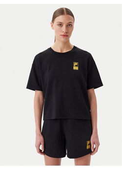 Fila T-Shirt Lisakovsk FAW1044 Czarny Loose Fit ze sklepu MODIVO w kategorii Bluzki damskie - zdjęcie 181044506