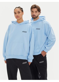 2005 Bluza Unisex Basic Niebieski Regular Fit ze sklepu MODIVO w kategorii Bluzy męskie - zdjęcie 181044549