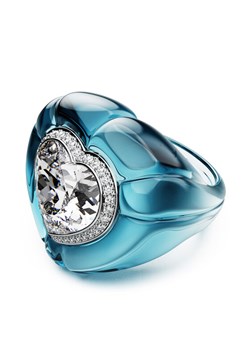 Swarovski Pierścionek Dulcis 5709965 Niebieski ze sklepu MODIVO w kategorii Pierścionki - zdjęcie 181044626