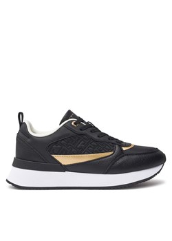 Tommy Hilfiger Sneakersy Mongram Runner FW0FW08248 Czarny ze sklepu MODIVO w kategorii Buty sportowe damskie - zdjęcie 181044706