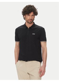 BOSS Polo Philix Pima 50538177 Czarny Regular Fit ze sklepu MODIVO w kategorii T-shirty męskie - zdjęcie 181044717