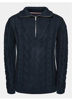 Lindbergh Sweter 30-827082 Granatowy Relaxed Fit ze sklepu MODIVO w kategorii Swetry męskie - zdjęcie 181044777