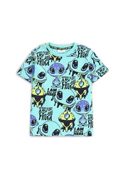 Coccodrillo T-Shirt WC5143201CBK Turkusowy Regular Fit ze sklepu MODIVO w kategorii T-shirty chłopięce - zdjęcie 181044805